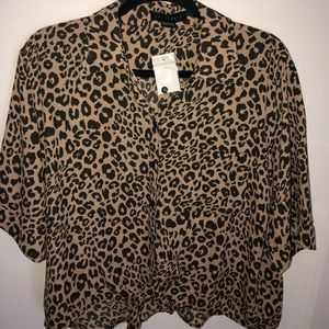 Sanctuary Cheetah Print Shirt